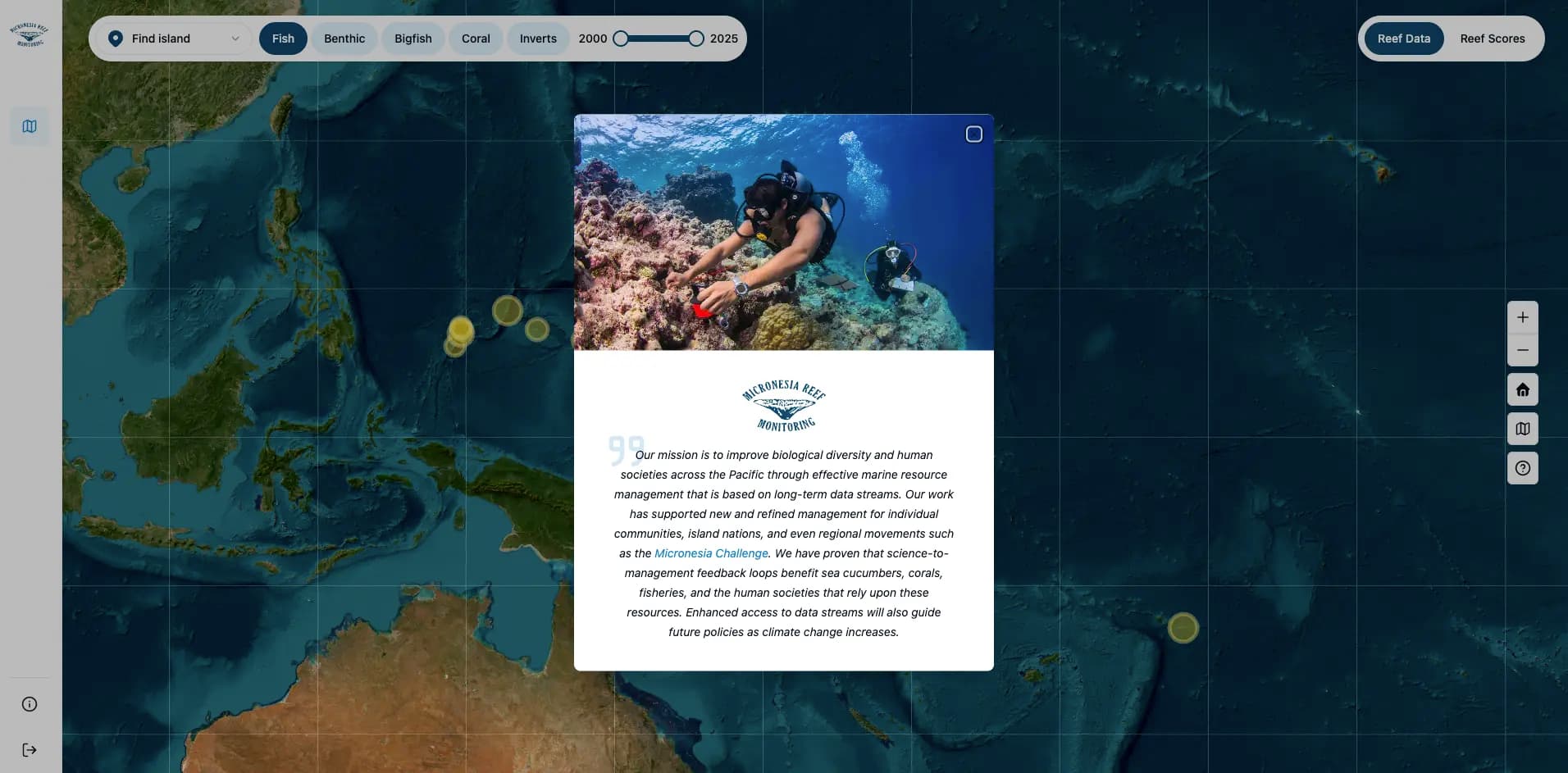 Micronesia Reef Monitoring Introduction