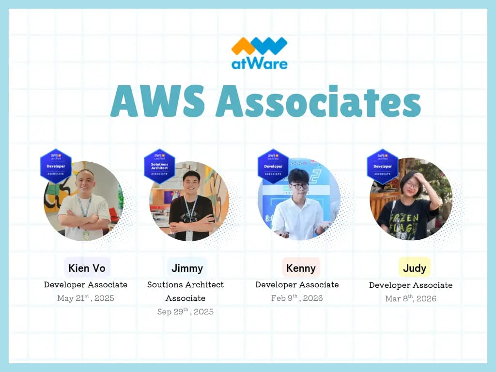 Celebrating Our New AWS Associates at atWare Vietnam!