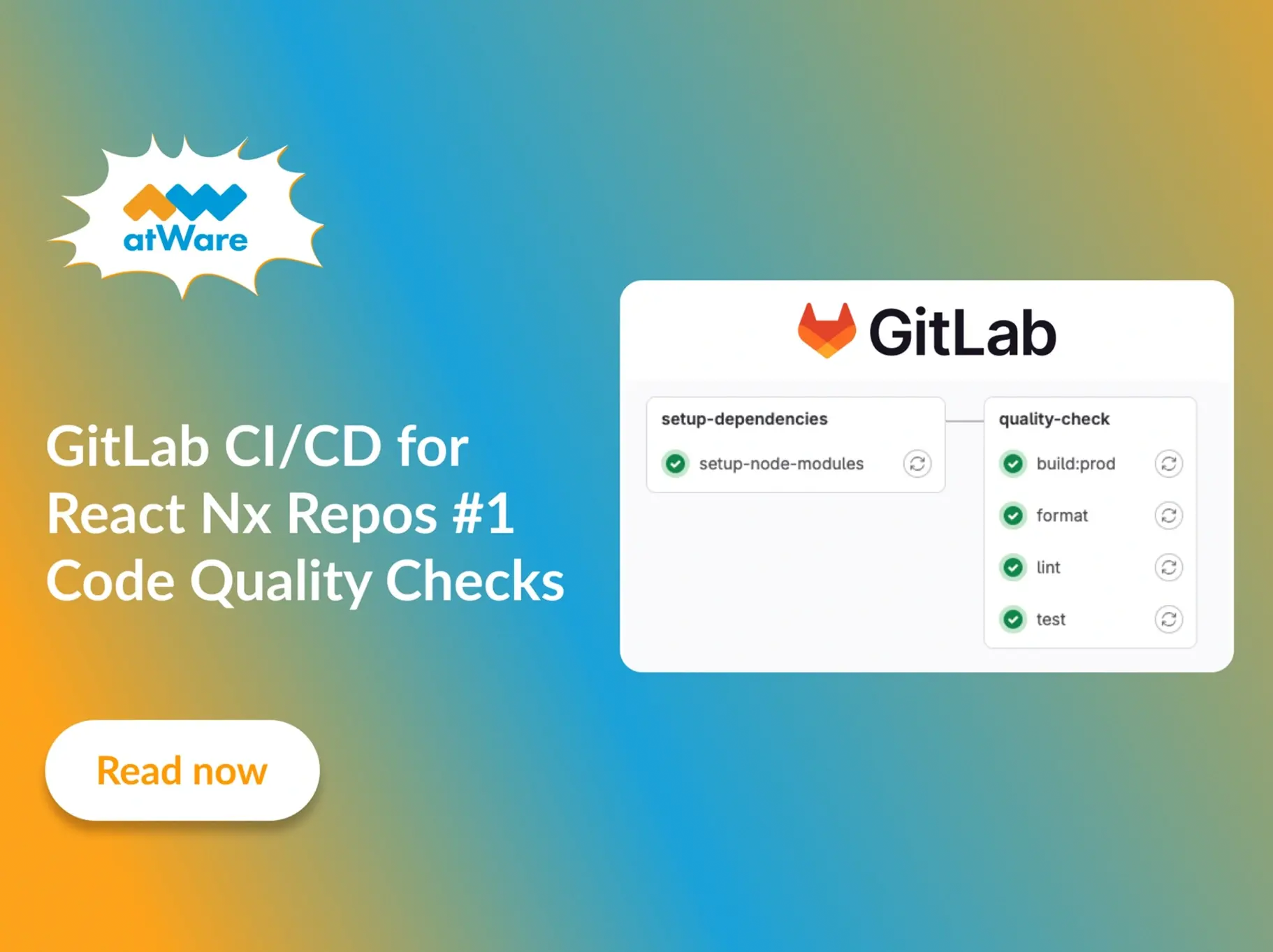 GitLab CI/CD for React Nx Repositories #1: Code Quality Checks